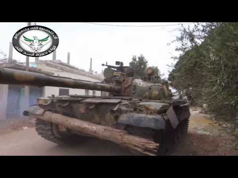 استهداف اللواء 15 في ريف درعا بقذيفة دبابة من قبل لواء حمزة أسد الله