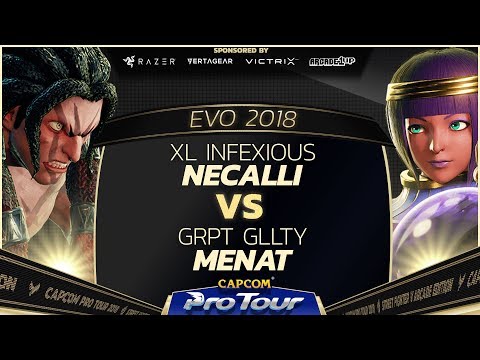 XL Infexious (Necalli) vs GRPT Gllty (Menat) - EVO 2018 - Pools - SFV - CPT 2018