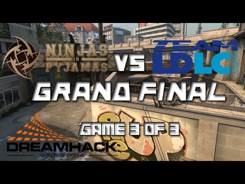 Nip Gaming vs Team LDLC [Game3 De_Overpass] @ Dreamhack Winter 2014 CS GO Championship Grand Final