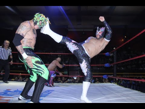 Flamita y Mr. 450 vs The King (Rey Fénix) y Willie Mack en The Crash en Naucalpan
