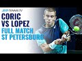 Feliciano Lopez v Borna Coric - Full Tennis Match | St Petersburg 2020