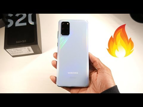 Samsung Galaxy S20 Plus (Cloud Blue) Unboxing & First Impressions!