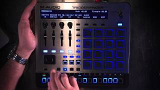 Video thumbnail for M-Audio Trigger Finger Pro Overview 1 of 3 - User Interface (UI) and Pads by M-Audio