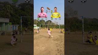 Team Messi vs Ream Ronaldo CHALLENGE #shorts #ronaldo #messi #football #challenge #youtube #trending