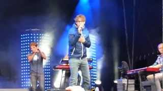 Tim Bendzko Live in Mainz Zitadelle Opener Du warst noch nie hier 13.07.2012