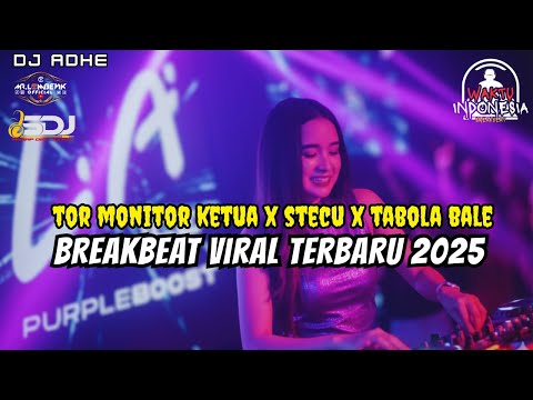 DJ BREAKBEAT VIRAL TERBARU 2025 - DJ TOR MONITOR KETUA X STECU X TABOLA BALE - DJ ADHE