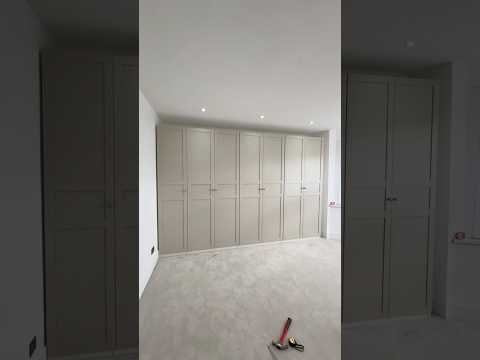 From start to finish ikea pax wardrobe assembly #xyzbca #ikeapaxwardrobe #bedroom  #closet