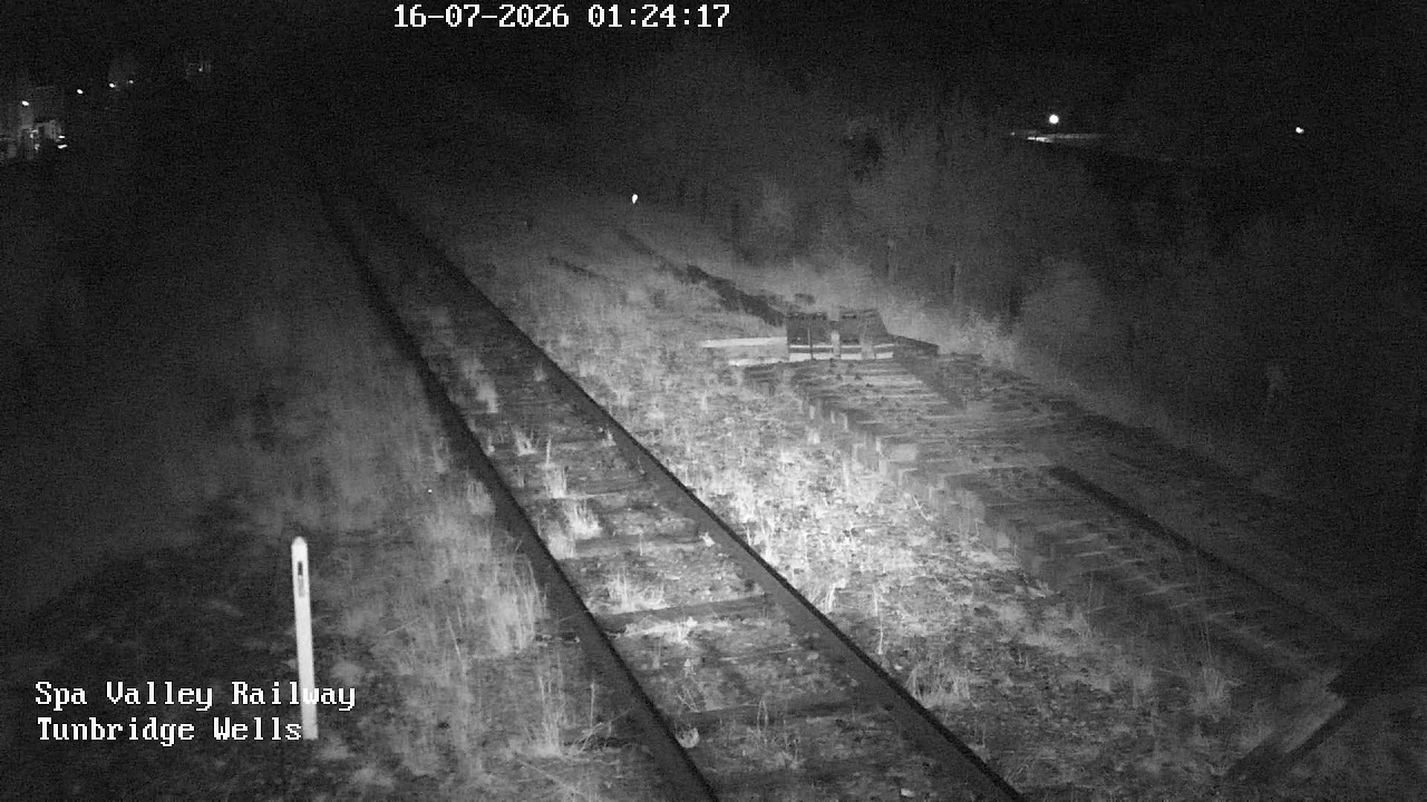 Live webcam view of Spa Valley Railway Trackside