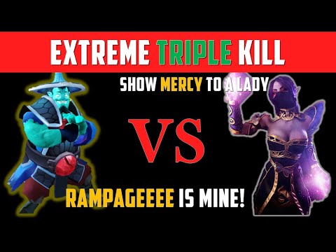Storm Spirit vs TA - Extreme Triple Kill ft Rampage