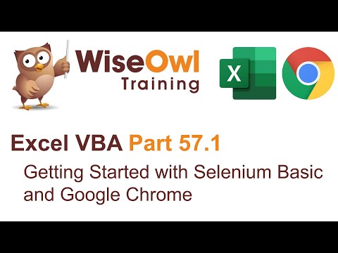 Excel VBA Introduction Part 57.1 - Getting Started with Selenium Basic and Google Chrome