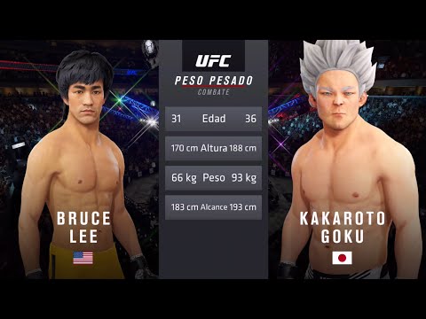Bruce Lee vs. Goku - EA Sports UFC 4 - Epic Fight 🥑