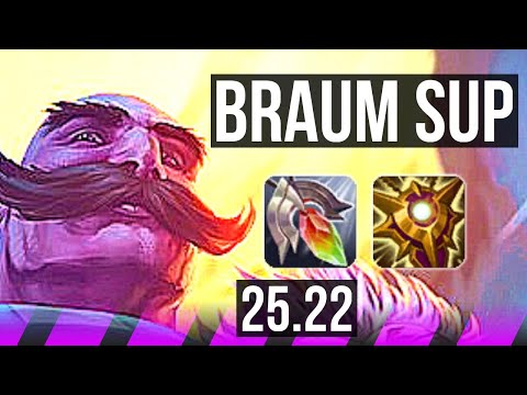 BRAUM & Azir vs NAUTILUS & Ashe (SUP) | KR Grandmaster | 25.22