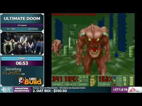 Ultimate Doom by Dime in 28:18 - SGDQ 2016 - Part 97