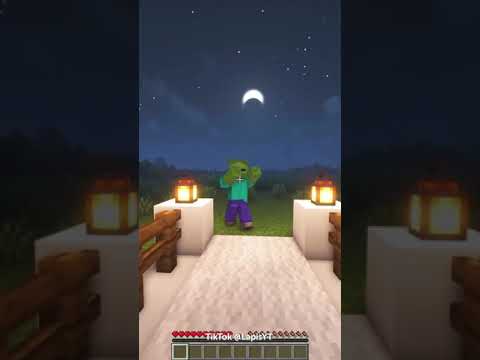 How to get rid of ZOMBIES in Minecraft #shorts