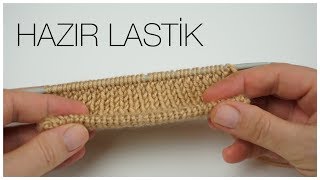 Mağazalardaki gibi düzgün lastik nasıl örülür? / hazır lastik / örgü modelleri / Figen Ararat