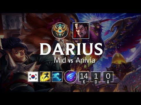 Darius Mid vs Anivia - KR Challenger Patch 8.7