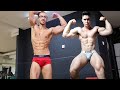 Seb Muscle vs FitManDan || Two Hunks FLEX together