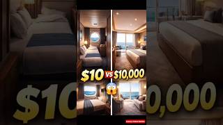 $10 vs $10,000 Cruise Cabin 😳