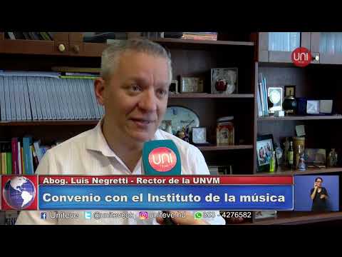 La UNVM y el Instituto de la Música firmaron un convenio