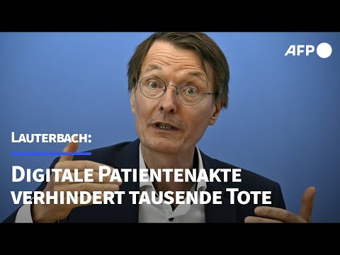Lauterbach: Digitale Patientenakte verhindert tausende Todesfälle | AFP