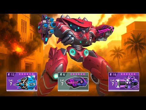 Redox & Thermal Lance 6, Cryo Javelin 12, Fusion Cannon 16 - Mech Arena