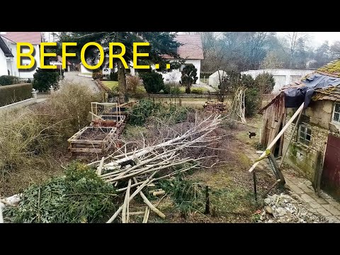 Garden Restoration! CLEANED to start BIG PROJECTS! (Time-Lapse)