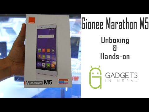 Gionee Marathon M5 Unboxing & Hands-on
