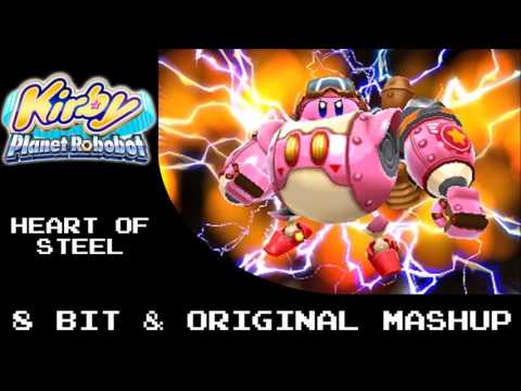 Kirby: Planet Robobot Heart of Steel 8 Bit & Original Mashup