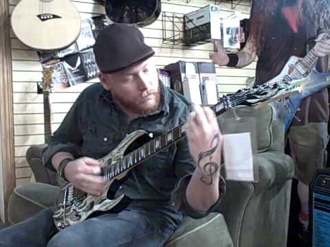 Michael Angelo Batio Armored Flame Guitar played by Rick Kinman
