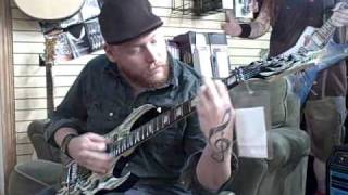 Michael Angelo Batio Armored Flame Guitar played by Rick Kinman
