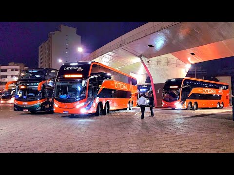 Férias! Movimentação de ÔNIBUS na Rodoviária de BH