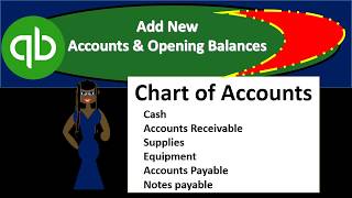 QuickBooks Pro 2019  Add New Accounts & Opening Balances - QuickBooks 