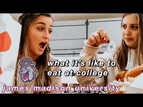 what i eat in a week vlog // james madison university