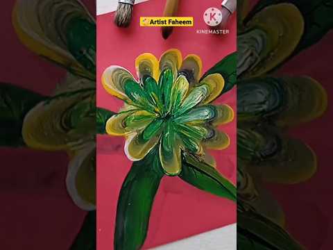 5000+ flower🌺🌻🌹painting ideas #shrort