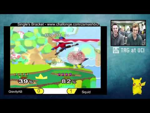 ZSBW 3  - GravityAB (Falco) vs Squid (Falco) - SSBM