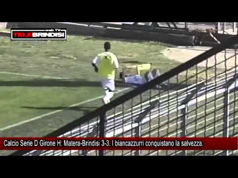 Calcio Serie D Girone H: Matera--Brindisi 33. I biancazzurri conquistano la salvezza