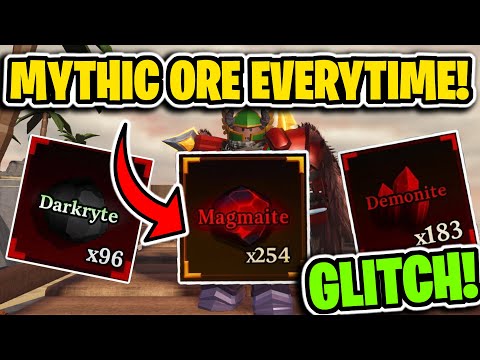 HOW TO GET MYTHIC ORES IN THE FORGE ROBLOX!