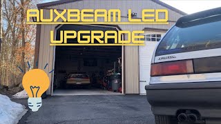 1990 CRX SI wiper fluid pump replacement + 1990 Civic hatch LED AUXBEAM and housing upgrade