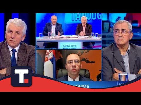 Život po kosovskim zakonima - Zoran Anđelković, Igor Simić i Ranđel Nojkić • DOBRO JUTRO TANJUG