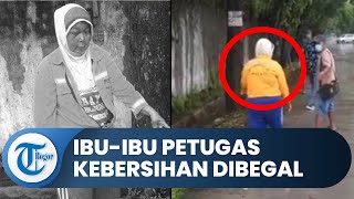 Ibu-ibu Petugas Kebersihan Jadi Korban Keganasan Begal, Wajah Lebam hingga Motor Raib Dibawa Kabur