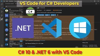 Setting Up C# 10 .NET 6 with VS Code | How to Set Up C# in Visual Studio Code | 2022 | IAmUmair