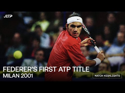 When Roger Federer Won His First ATP Tour Title 🏆 | Milan 2001 Highlights