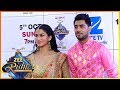Sheen Das And Akshay Mahatre Of Piyaa Albela At Zee Rishtey Awards 2017