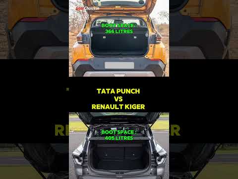 Tata Punch vs Renault Kiger 2026 | Space & Size Comparison