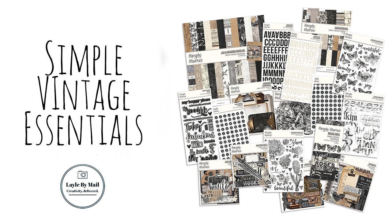 Simple Stories | Simple Vintage Essentials | Unboxing