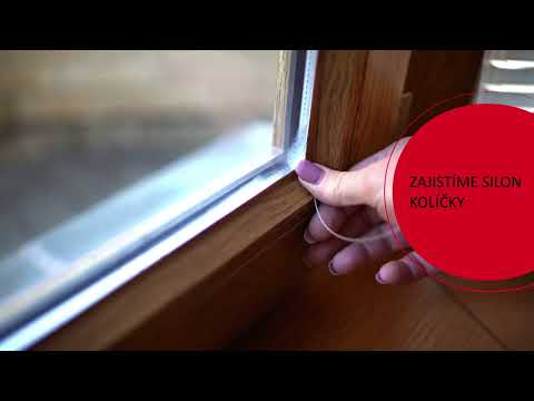 Jak opravit přetržený vodící silon u vnitřních žaluzií?