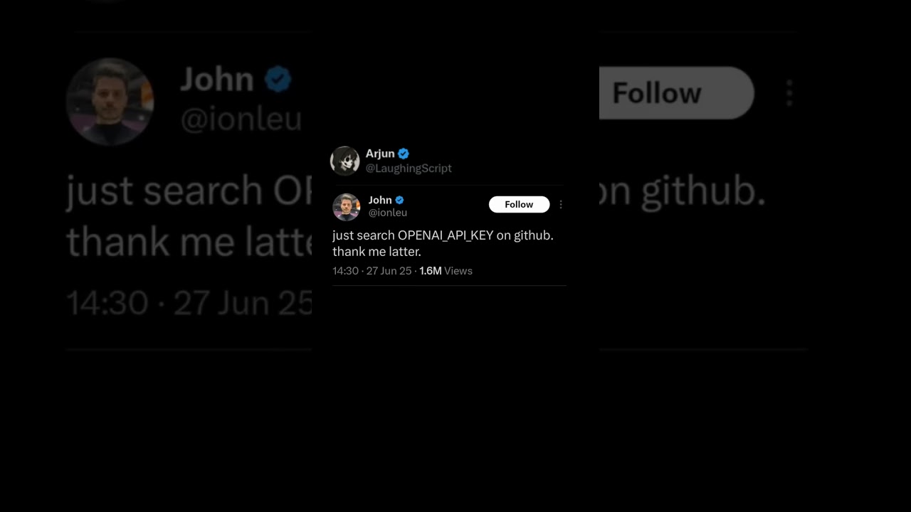 damn real! @meme @tech @git @github @api @openai