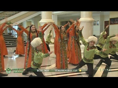 ''Lacyn'' folklor tans topary (2025.02.05 - Turkmen owazy) (1080p) 01