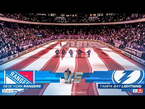 New York Rangers vs Tampa Bay Lightning 12/29/2022 NHL 23 Gameplay