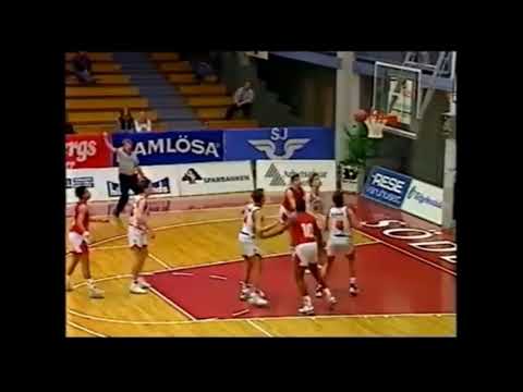 Mazda Basket vs. Södertälje - Sportnytt 1992